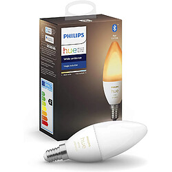 Philips ampoule flamme E14, compatible Bluetooth