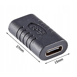 GUPBOO Adaptateur Connecteur Adaptateur USB-C vers USB-C,JL711 pas cher