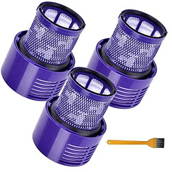 Lot de 3 filtres Allotech compatible pour aspirateur DYSON V10