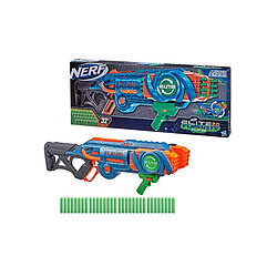 Hasbro Fusil Blaster Elite 2.0 Flipshots Flip 32 Canons Pivotants avec 32 Fléchettes Bleu pas cher