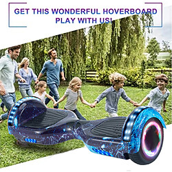 YOMME MOBILITÉ Hoverboard 6.5" Bleu Ciel pas cher