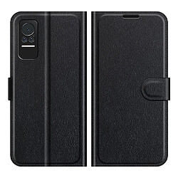 Etui en PU texture litchi, fermeture aimantée noir pour votre Xiaomi Civi 5G