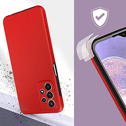 Avis Avizar Coque intégrale pour Galaxy A23 5G Arrière Rigide et Avant Souple rouge