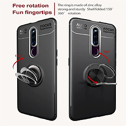 Avis Wewoo Coque Souple Titulaire d'anneau en métal 360 degrés rotation TPU pour OPPO F11 Pro noir + or rose