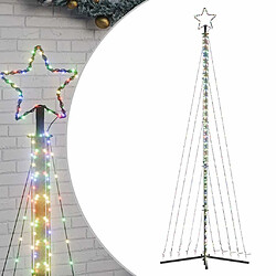 vidaXL Guirlande de sapin de Noël 495 LED colorées 300 cm