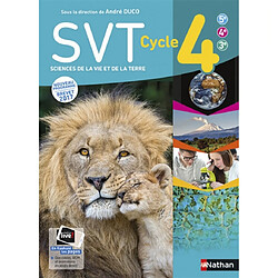 SVT, sciences de la vie et de la Terre cycle 4, 5e, 4e, 3e : nouveau programme, brevet 2017 - Occasion