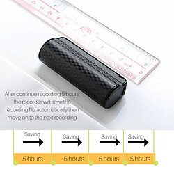 Universal Appareil d'enregistrement magnétique MP3 de 16 Go Activation vocale Mini magnétoscope Activation magnétoscope Mini microphone | Magnétophone numérique pas cher