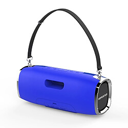 Avis Wewoo Enceinte Bluetooth étanche bleu Mini Portable Sans Fil Haut-Parleur, Micro Intégré, Soutien AUX / Main Appel Gratuit / FM / TF