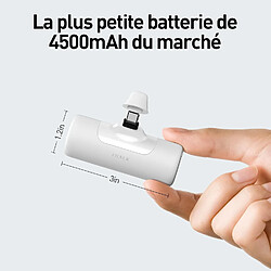 Avis SANAG Petit Chargeur Portable 4500Mah Mini Power Bank Avec Connecteur Usb-C Intégré, Batterie Externe Pour Iphone 16/16 Plus/16 Pro/16 Pro , Samsung S24/23, Téléphone Android, Ipad Pro/Air