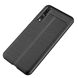 Wewoo Coque noir pour Huawei P20 Pro Litchi Texture souple TPU étui de protection arrière