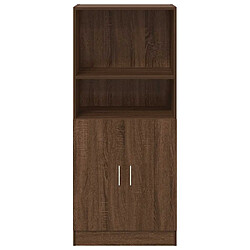 Avis vidaXL Armoire de cuisine chêne marron 57x41,5x131,5cm bois ingénierie