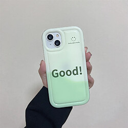 GUPBOO Étui pour iPhone11ProMax Gradient Letter Simple Phone Case Antichoc Doux