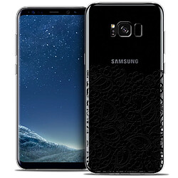 Avis Caseink Coque Housse Etui Samsung Galaxy S8+/ Plus (G955) [Crystal Gel HD Collection Spring Design Bas dentelle Noir - Souple - Ultra Fin - Imprimé en France]