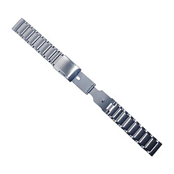 Bracelet en métal 22mm titane 3 perles argent pour votre Samsung Galaxy Watch3 45mm/Haylou RT RS3