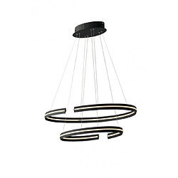 Fan Europe Suspension LED intégré Clarke Noir 120 Cm