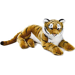 National Geographic peluche tigre de 65 cm brun