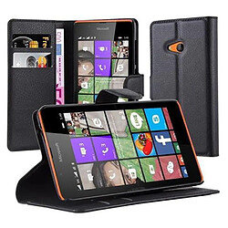 Cadorabo Coque Nokia Lumia 540 Etui en Noir