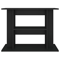 Avis vidaXL Support pour aquarium noir 80x35x60 cm bois d'ingénierie