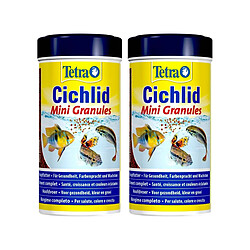 Aliment complet Tetra cichlid mini gran 250 ml (Lot de 2).