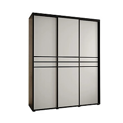 Abiks Meble Armoire Davos 10 À Portes Coulissantes 235,2/190/60 3 Portes