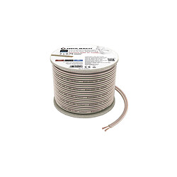 Oehlbach Bobine Speaker Wire 2 x 0,75 mm transparent - Bobine de Câble d'Enceinte de 20 m