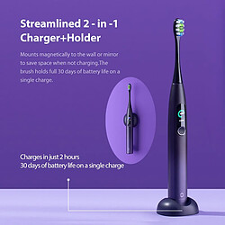 Avis Universal Brosse à dents acoustique avec écran tactile IPX7 imperméable à l'eau 3 modes d'application Brosse à dents Adulte Recharge rapide | Brosse à dents électrique