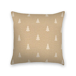 Alter Coussin avec impression numérique, 100% Made in Italy, Coussin de canapé décoratif, amovible et lavable, Modèle de Noël vintage - Sapin, 40x40x5 cm