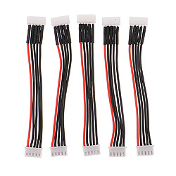 5PCS Silicone JST-XH Balance Cable 22AWG Pour Lipo Lithium Battery 4S (14.8V)