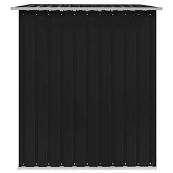 Avis Helloshop26 Abri de jardin cabane cabanon maison de stockage remise extérieur hangar outils robuste acier 257 x 205 x 178 cm anthracite 02_0022384