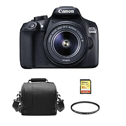 CANON EOS 1300D KIT EF-S 18-55mm F3.5-5.6 III + 32GB SD card + camera Bag + HOYA 58mm PRO 1D Protector