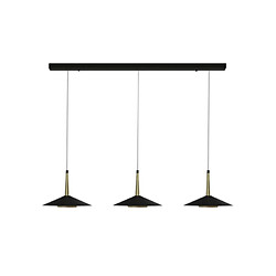 Luminaire Center Suspension Orion Laiton antique, noir