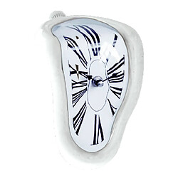 Vintage retro art nouveauté fusion horloge murale maison suspendus étagère décor blanc