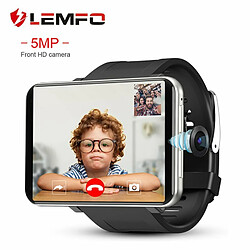 Lemfo Lemt 4G Smart Watch 2.86 Pouces Écran 5Mp Caméra 2700Mah Batterie Smartwatch Argent 3+32Gb