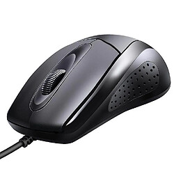 Universal Souris optique de la roue à rouleaux câblés USB Ergonomic USB