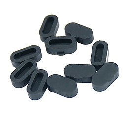 Acheter 10pcs Garmin Fenix 5 5S 5X Chargeur Silicone Bouchon Anti-poussière Port Protecteur Noir