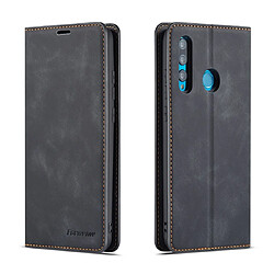 Wewoo Housse Coque Pour Huawei P Smart + 2019 Forwenw Dream Series Oil Edge Strong Magnetism Horizontal Flip Leather Case with Holder & Card Slots & Wallet & Photo Frame Black