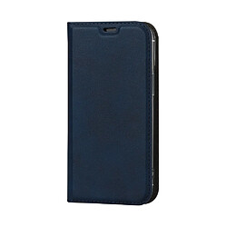 Coque en TPU + PU avec support et porte-carte bleu pour votre iPhone 13 mini 5.4 pouces