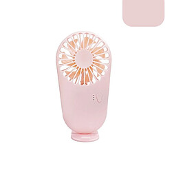 (Rose) Mini Ventilateur Portable Refroidisseur d'Air Électrique USB Rechargeable d'été Petit à Main