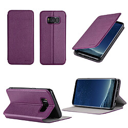 Xeptio Samsung Galaxy S10 Etui coque violet pochette Slim