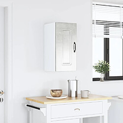 vidaXL Armoire murale de cuisine Kalmar gris béton bois d'ingénierie