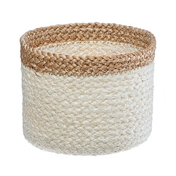 Avis Atmosphera, Createur D'Interieur Panier Jute Herbier Marin Blanc x 3 Beige/blanc - ATMOSPHERA