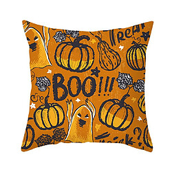 Avis P111 4PCS 45 * 45cm Halloween Letteurs de lettres Taie d'oreiller Maison de vacances Décoration Taie d'oreiller Sofa Coussin Coussin