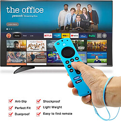 Acheter SANAG 2 Pièces Firetv Couverture À Distance Compatible Avec Fire Tv Stick 4K / 4K Max Alexa(3E Generation) Telecommande Vocale Avec Lanière(Lueur Verte &Turquoise Ne Brille Pas)