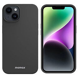 Coque en silicone MOMAX magnétique, compatible avec la recharge sans fil pour votre iPhone 14 - noir