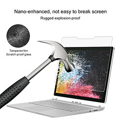 Avis Wewoo Protection verre trempé Film de plein écran dureté surface 0,4mm 9H pour Microsoft Surface Book 2 13,5 pouces