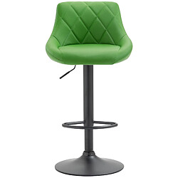 Avis Non Tabouret de bar Lazio simili cuir noir