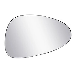 Acheter Vente-Unique Miroir organique en métal - L. 72 x H. 35 cm - Noir - MANAROLA