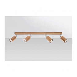 Luminaire Center Zeke Oak Barre de Spots - Chêne Naturel