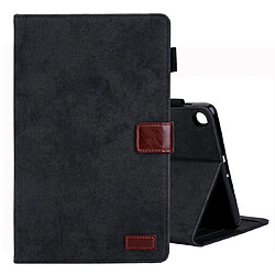 Wewoo Housse Coque Pour Galaxy Tab A 8.0 & S Pen 2019 Etui à rabat horizontal en cuir de style affaires avec supportfente carte et cadre photo et fonction veille / réveil Noir