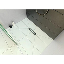 Avis Wirquin Caniveau de douche Venisio Slim L700 mm extra-plat 50 mm avec siphon à membrane